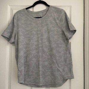 Lululemon Athletica Tops Lululemon Shirt Gray Camo Size 12